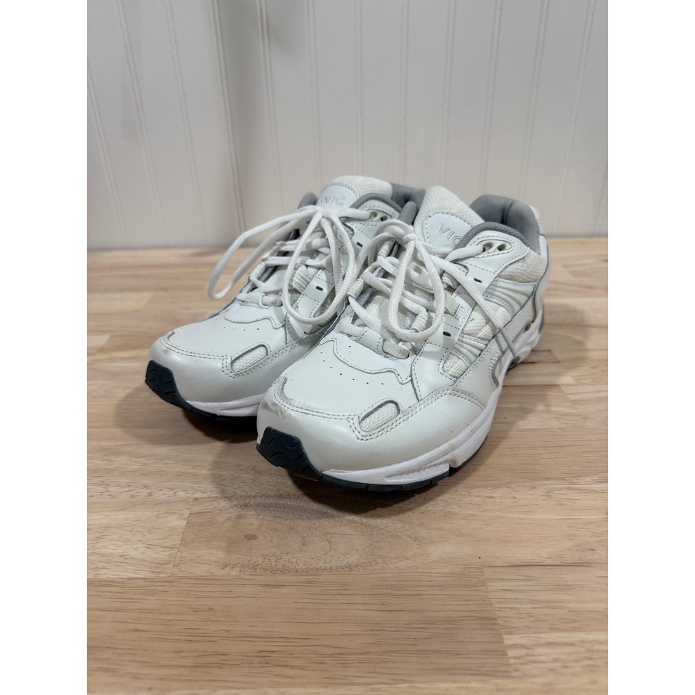 Vionic 23Walk Sneakers Shoe White Gray Workout Orthotics Comfort Women Size 10